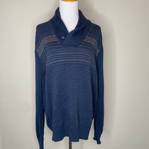 Oliver & Burke American Classics Sz XL Shawl Collar Sweater - Picture 1 of 8